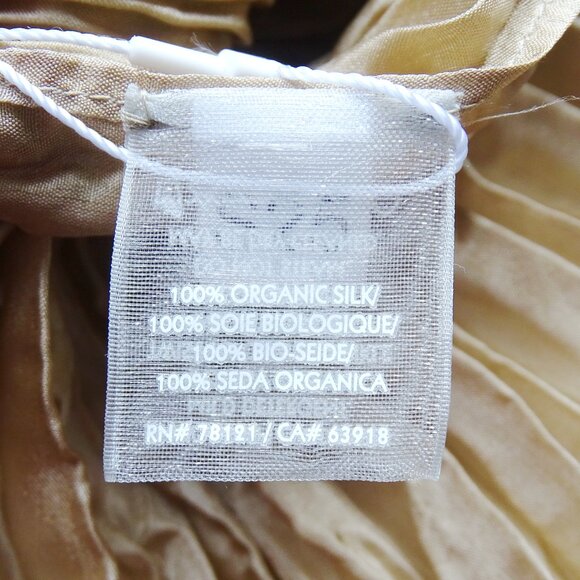 EILEEN FISHER Whisper Transitional Silk Scarf in Biscu Color - Picture 8 of 8